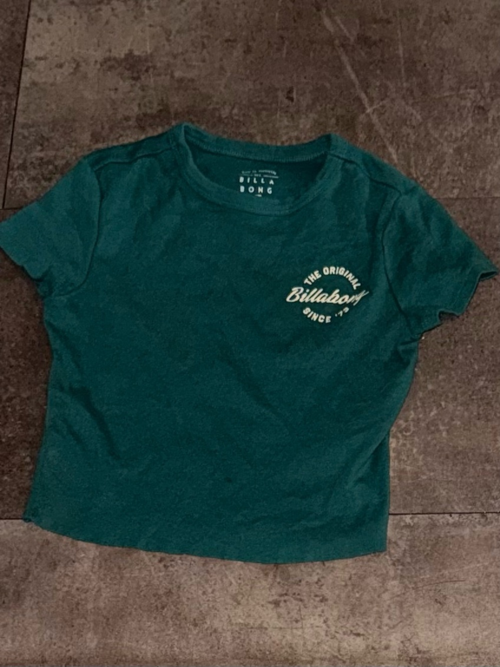 Billabong Teal Short Sleeve Logo Tee for Kids